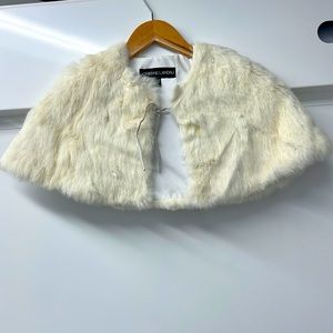 Adrienne Landau fur cape for girls